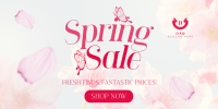 Fresh Spring Sale Twitter Post Image Preview