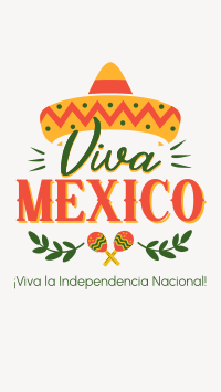 Mexico Independence Day TikTok Video Design