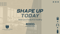 Shape Up Facebook event cover Image Preview