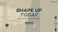 Shape Up Facebook event cover Image Preview