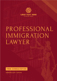 Immigration Lawyer Flyer Image Preview
