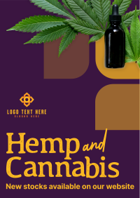 Hemp and Cannabis Poster Design