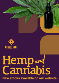 Hemp and Cannabis Poster Image Preview