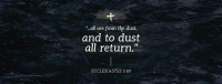 Ash Wednesday Verse Facebook cover Image Preview