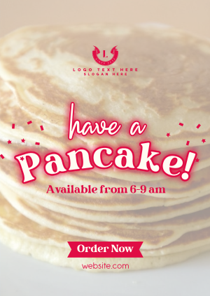 Have a Pancake Flyer Image Preview