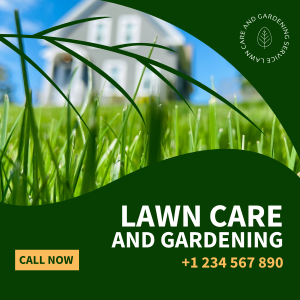 Lawn and Gardening Service Instagram post Image Preview