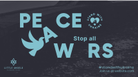 Peace For Ukraine  Facebook Event Cover Design