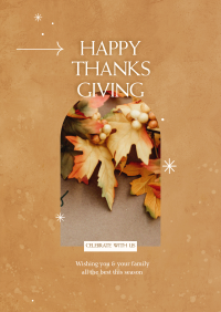 Thanksgiving Celebration Poster Design
