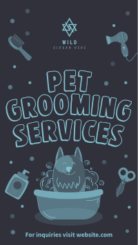 Grooming Services Facebook Story Design