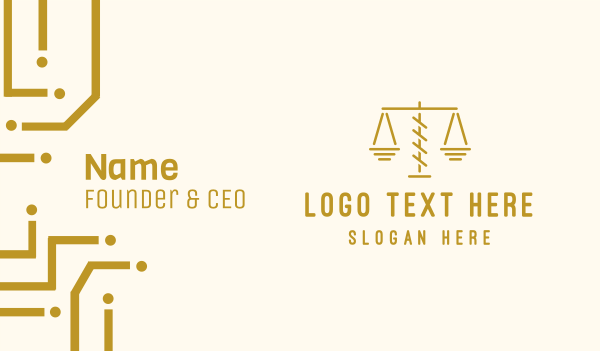 Minimalist Legal Lawyer Attorney Scales Business Card Design Image Preview