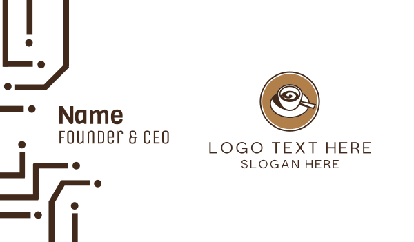 Espresso Coffee Cafe Business Card Design Image Preview