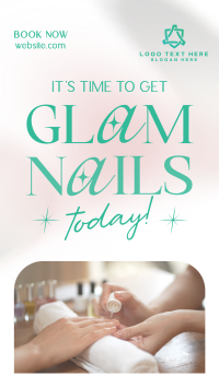 Elegant Nail Salon Facebook story Image Preview