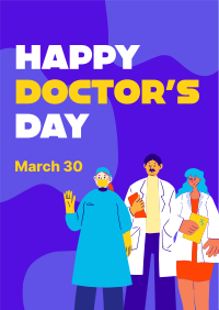 Happy Doctor's Day Poster Design