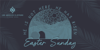 Modern Easter Sunday Twitter post Image Preview