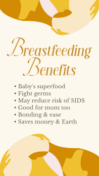 Breastfeeding Benefits Facebook story Image Preview