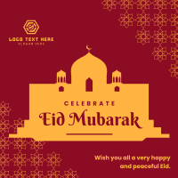 Celebrate Eid Mubarak Instagram post Image Preview