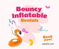 Bouncy Inflatables Facebook Post Design