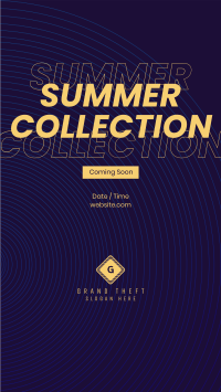 90's Lines Summer Collection Facebook Story Design