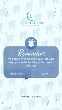 Dental Checkup Reminder Instagram Reel Preview