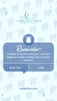 Dental Checkup Reminder Instagram reel Image Preview