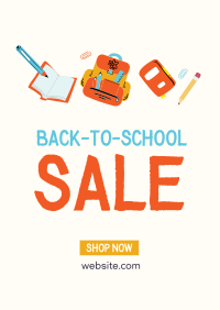 Fantastic School Sale Poster Image Preview