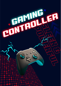 Sleek Gaming Controller Flyer Design