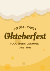 Virtual Oktoberfest Flyer Design