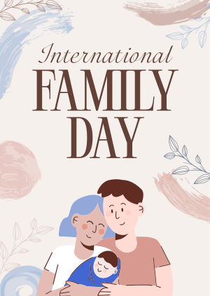 Floral Family Day Poster Image Preview