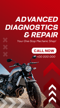 Motorcycle Advance Diagnostic and Repair YouTube short Image Preview