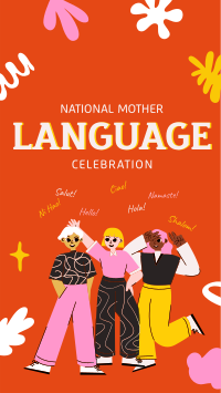 Celebrate Mother Language Day Instagram reel Image Preview
