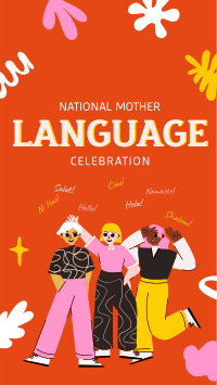 Celebrate Mother Language Day Instagram Reel Image Preview