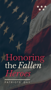 Honoring Fallen Soldiers TikTok video Image Preview