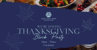 Elegant Thanksgiving Party Facebook ad Image Preview
