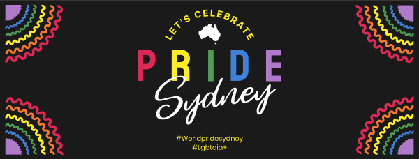 Sydney Pride Facebook Cover Design Image Preview