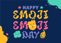 Goofy Emojis Postcard Image Preview