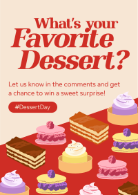 Dessert Day Quirky Flyer Image Preview