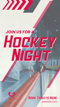 Ice Hockey Night Instagram Story Design