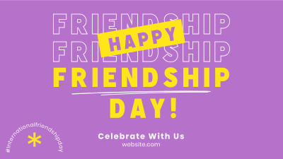 Totally Friendship Facebook event cover Image Preview
