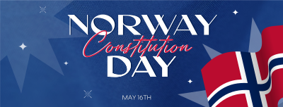 Flag Norway Day Facebook cover Image Preview