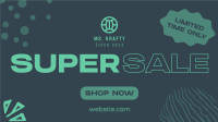 Modern Super Sale Facebook Event Cover Design