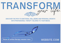 Modern Therapy Consultation Postcard Image Preview