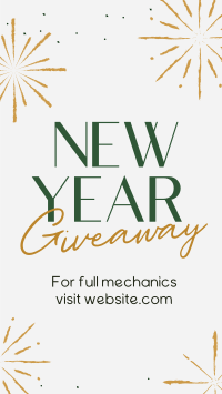 Sophisticated New Year Giveaway Video Image Preview