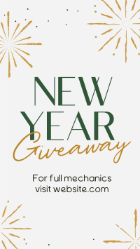 Sophisticated New Year Giveaway TikTok Video Image Preview