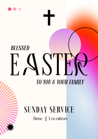 Easter Sunday Service Poster Image Preview