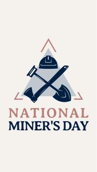 Miner's Day Badge Instagram Story Preview