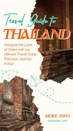Thailand Travel Guide Facebook story Image Preview