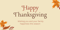 Happy Thanksgiving Twitter post Image Preview