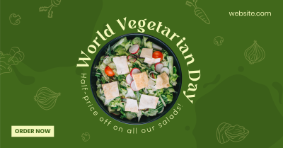 World Vegetarian Day Facebook ad Image Preview