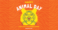 A Happy Lion Facebook Ad Design