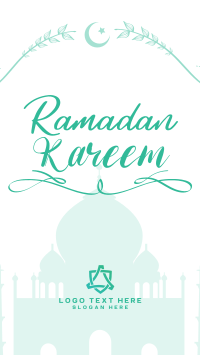 Ramadan Mosque Greeting YouTube Short Design
